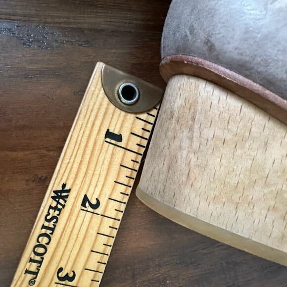 COCLICO Ollie Sandals Taupe Nubuck Leather Ankle Strap - Picture 14 of 14